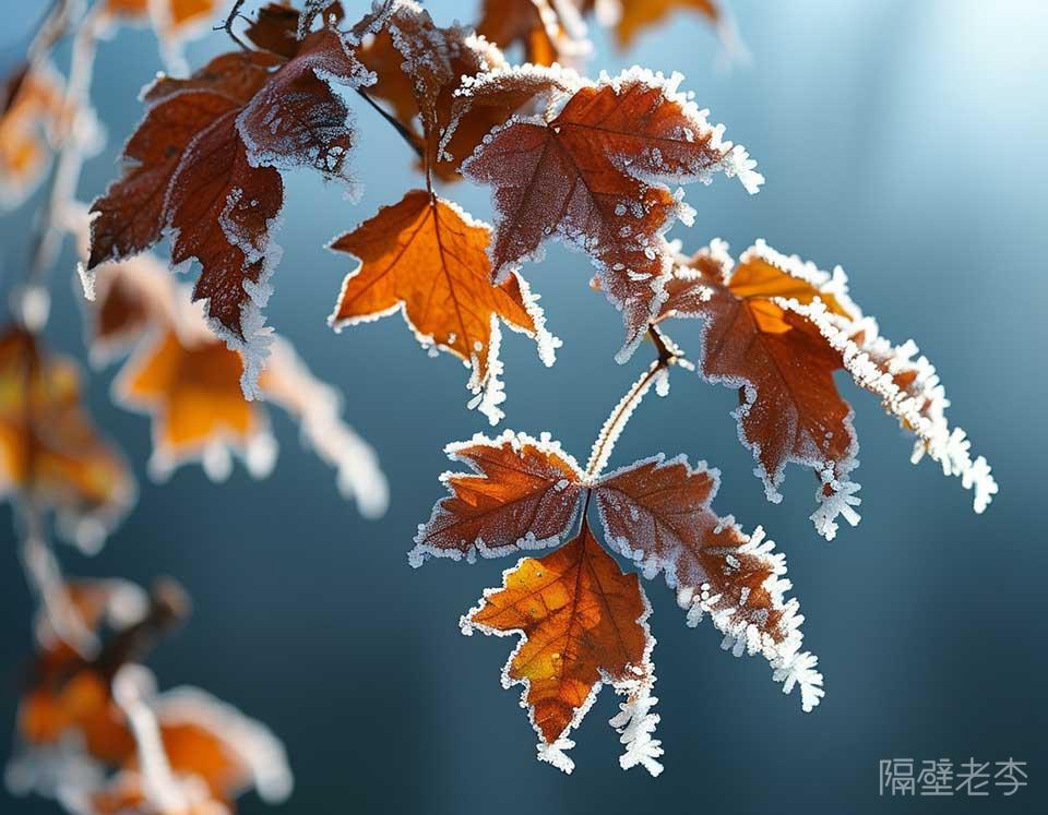 今日霜降，暮秋至，冬日来  第1张